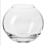 Ваза Wilmax Thermo скляна кругла 12х10см WL-888970 / A