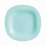 Тарілка Luminarc Carine Light Turquoise обідня квадратна 27см P4127